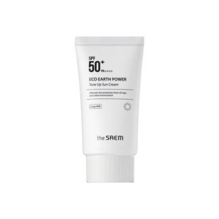Солнцезащитный крем с эффектом освещения The Saem Eco Earth Power Tone Up Sun Cream SPF50+ PA+++ 50 m