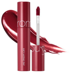 Сочный глянцевый тент для губ с вишневым оттенком rom&nd JUICY LASTING TINT 12 CHERRY BOMB