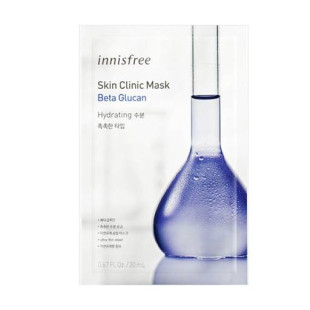 Маска Тканинна Заспокійлива З Бета-Глюканом Innisfree Skin Clinic Mask Beta Glucan 20ml