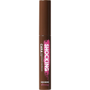 Тушь для ресниц Esthetic House Shocking Cara Volumizing Long Mascara, 8ml (цвет - Dark brown)