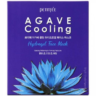 Маска Гидрогелева Освежающая Увлажняющая С Экстрактом Агавы Petitfee Agave Cooling Hydrogel Face Mask (5 шт упаковка)