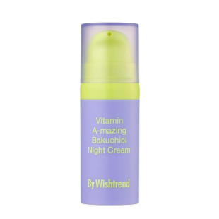 Нічний омолоджуючий крем By Wishtrend Vitamin A-mazing Bakuchiol Night Cream 10 g