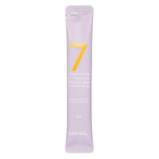 Гель для душу з ароматом жасмину та мускусу Masil 7 Ceramide Perfume Shower Gel White Musk 8ml
