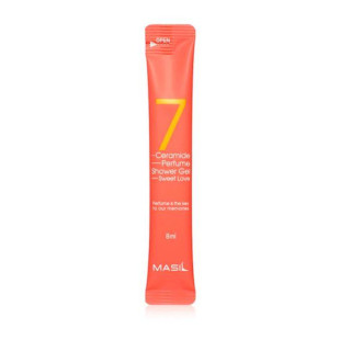 Гель для душу з ароматом ірису Masil 7 Ceramide Perfume Shower Gel Sweet Love 8ml
