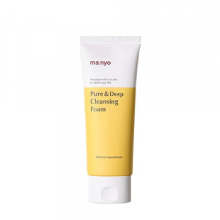 Піна для вмивання, що омолоджує з керамідами Manyo Factory Pure & Deep Cleansing Foam 100ml