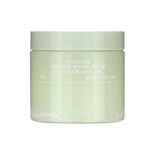Тонизирующий пилинг-педы с BHA-кислотой Celimax Heartleaf BHA Peeling Pad 125ml