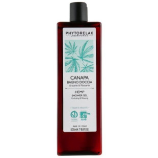 Гель для душу зволожуючий та розслаблюючий Phytorelax Laboratories Hemp Shower Gel HEMP Vegan&Organi