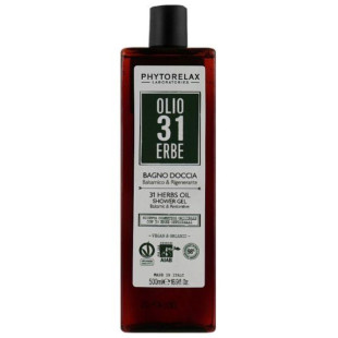 Гель для душу відновлення та заспокоєння Phytorelax Laboratories 31 Herbs Oil Shower Gel 500 мл