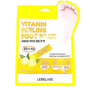 Ножничные пилинг для ног Lebelage Vitamin Peeling Foot Pack 40ml 1 Pair