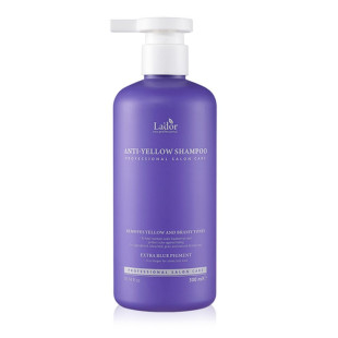 Шампунь тонуючий проти жовтизни для освітленого волосся La"dor Anti Yellow Shampoo 300ml