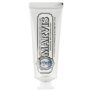 Зубная Паста Отбеливающая мята для курильщиков Marvis Smokers Whitening Mint 25ml