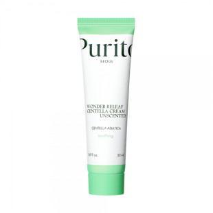 Успокаивающий крем с центелой без эфирных масел Purito Seoul Wonder Releaf Centella Cream Unscented