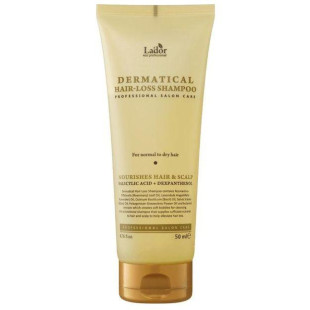 Безсульфатний шампунь проти випадіння волосся La"dor dermatical hair-loss shampoo (для normal to dry hair) 50ml