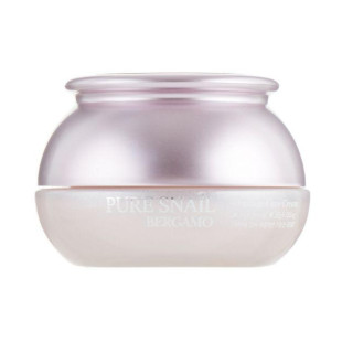 Крем для лица с муцином улитка BERGAMO Pure Snail Cream 50g
