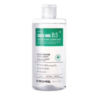 Успокаивающая вода-мицеллярная Medi-peel PHYTO CICA-NOL B5 AHA BHA VITAMIN CALMING MICELLAR CLEANSING W