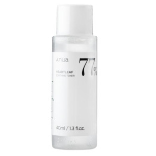 Міні версія заспокійливого тонера Anua Heartleaf 77% Soothing Toner 40ml