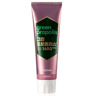 Многофункциональная зубная паста с зеленым прополисом Свежий персик Median Green Propolis Fresh Peac