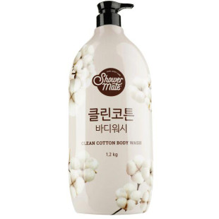 Гель для душу KeraSys Shower Mate Body Wash Natural Clean Cotton 1.2 kg