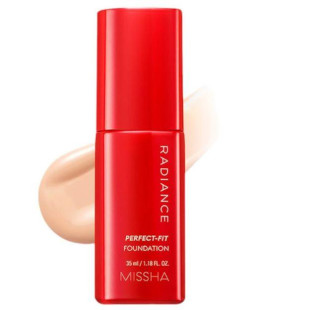 Стойкое тональное основание для лица Missha Radiance Perfect Fit Foundation SPF 30 PA++ №23 35ml