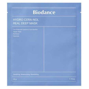 Гідрогелева маска Biodance Hydro Cera-Nol Real Deep Mask 1sheet