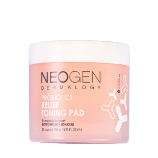 Увлажняющие тонер-педы с пробиотиками для лица Neogen Probiotics Relief Toning Pad 50