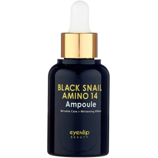 Сироватка ампульна з амінокислотами для обличчя Eyenlip BLACK SNAIL AMINO 14 AMPOULE 30ml