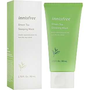 Зволожуюча нічна маска з екстрактом зеленого чаю Green Tea Sleeping Mask 80 мл
