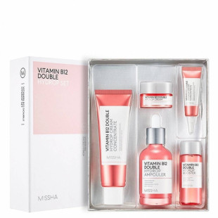 Набор премиальных средств по уходу за кожей лица MISSHA VITAMIN B12 DOUBLE HYDROP SET