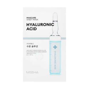 Маска Для Интенсивного и Глубоко Увлажнения С Гиалуроновой Кислотой MISSHA Mascure Hydra Solution S