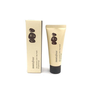 Маска осветляющая с голубой глиной и вулканическим пеплом Innisfree Jeju Volcanic Color Clay Mask Br