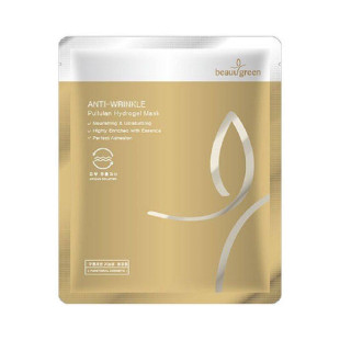 Омолаживающая Гидрогелевая Маска С Гиалуроновой Кислотой BeauuGreen Anti-Wrinkle Pullulan Hydrogel Mask (5 штук)