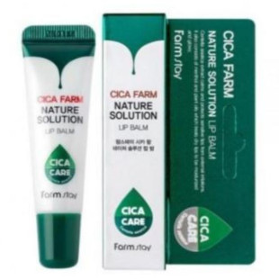 Бальзам с азиатской центелой FARMSTAY CICA FARM NATURE SOLUTION LIP BALM 10g
