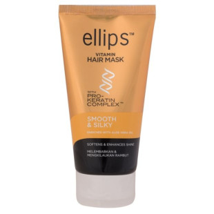 Маска для волос «Безупречный шелк» с Про-Кератиновым комплексом Ellips Vitamin Hair Mask Smooth &