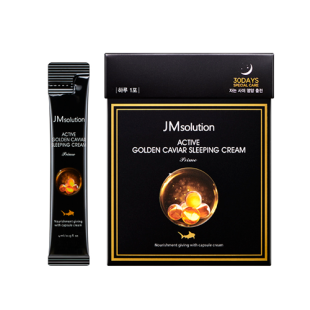 Крем ночной питательный с золотом и экстрактом икры JM solution Active Golden Caviar Sleeping Cream