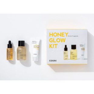 Набор: тонер, сыворотка и успокаивающий крем с экстрактом прополиса Cosrx Honey Glow Kit (3 step) 55m