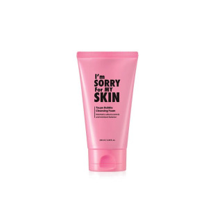 Очищаюча пінка для вмивання з вугільним порошком ULTRU [I"m Sorry For My Skin] Taupe Bubble Cleansing Foam 100ml