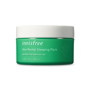 НІЧНА МАСКА З ЕКСТРАКТОМ АЛОЕ INNISFREE ALOE REVITAL SLEEPING PACK 100мл