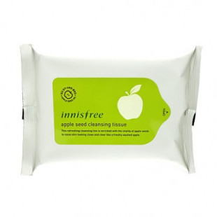 Очищающие салфетки для снятия макияжа с век и губ Innisfree Apple Seed