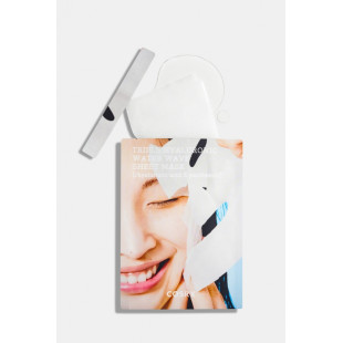 Маска тканинна заспокійлива із екстрактом центели Cosrx Triple Hyaluronic Water Wave Sheet Mask 20ml