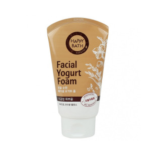 Пена для умывания йогуртовая Happy Bath Real Silky Facial Yogurt Foam 120ml