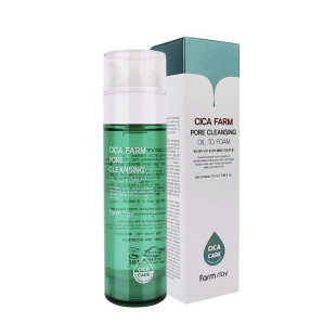 Олія-пінка для вмивання гідрофільна Farmstay Cica Farm Pore Cleansing Oil To Foam 115ml