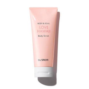 Скраб для тела с экстрактом цветов гибискуса Saem Body & Soul Love Hawaii Body Scrub 200ml