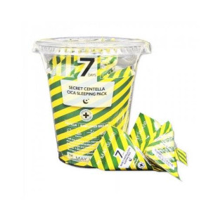 Маска нічна заспокійлива з високим вмістом центели May Island 7 Days Secret Centella Cica Sleeping P (12шт * 5ml)