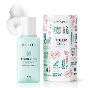 Сыворотка лечебная для чувствительной кожи лица с высоким содержанием центела It's Skin Tiger Cica Calmin