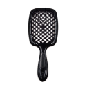 Гребінець для волосся чорний Janeke Superbrush колір чорноблакитний, фото 2