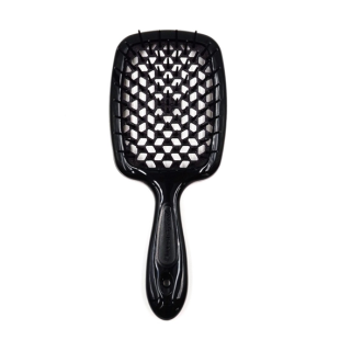 Гребінець для волосся чорний Janeke Superbrush колір чорноблакитний