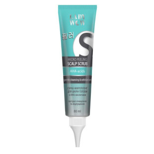 Скраб-мікропілінг для шкіри голови з АНА-кислотами LADY WOW Micro Peeling Scalp Scrub AHA - Acids 80ml